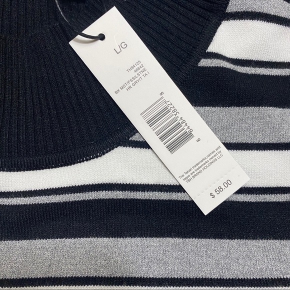 ⭐️⭐️⭐️ T. Tahari Multi Stripe Sweater ⭐️⭐️⭐️ - Picture 3 of 4